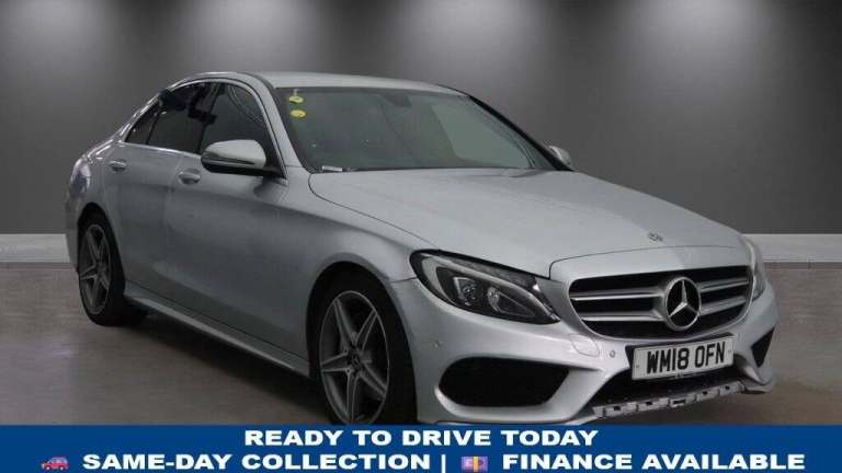 2018 Mercedes-Benz C Class 2.1 C220d AMG Line Saloon 4dr Diesel G-Tronic+ Euro 6 (s/s) (170 ps) S...