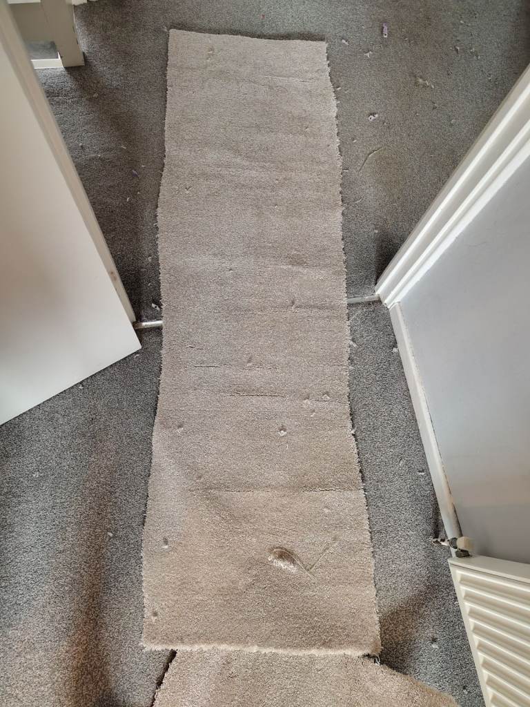 Two small pieces of brand new carpet