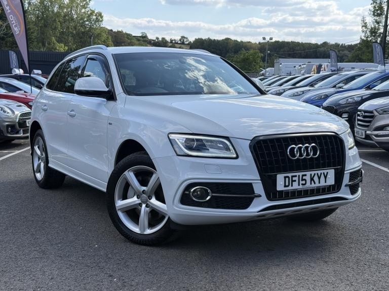 2015 AUDI Q5 3.0 TDI V6 S line ULEZ Diesel Automatic 5 Door White