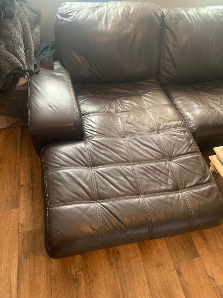 Leather sofa