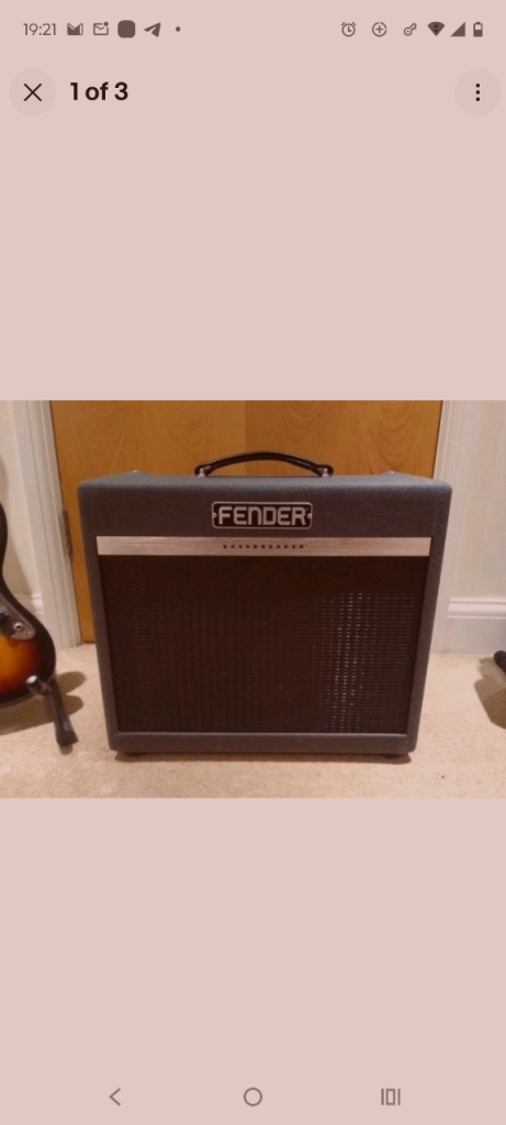 Fender Bassbreaker 15 combo amp