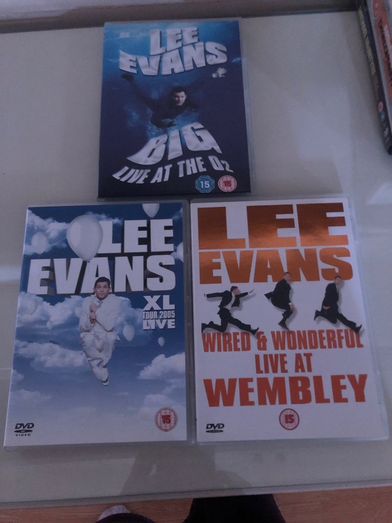 Lee Evans DVD’s