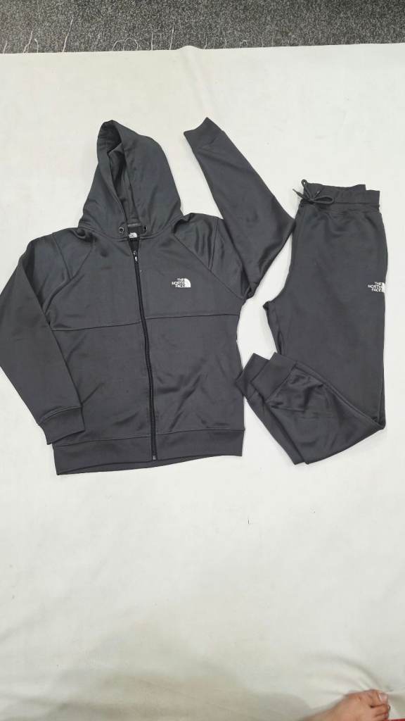 The NorthFace Grey Tracksuit - Hoodie & Joggers, As Good As New