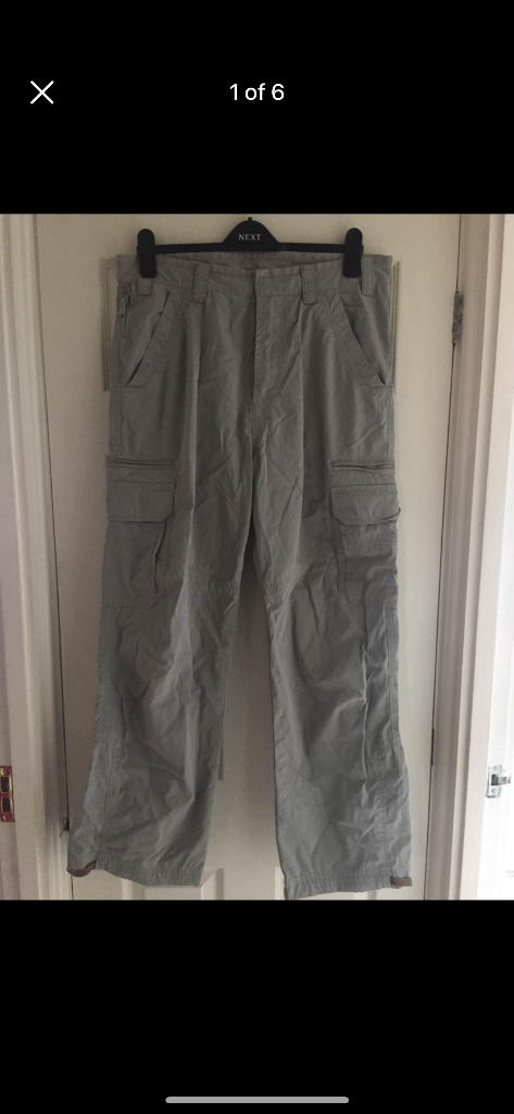 (407) Next combat trousers, size 34R