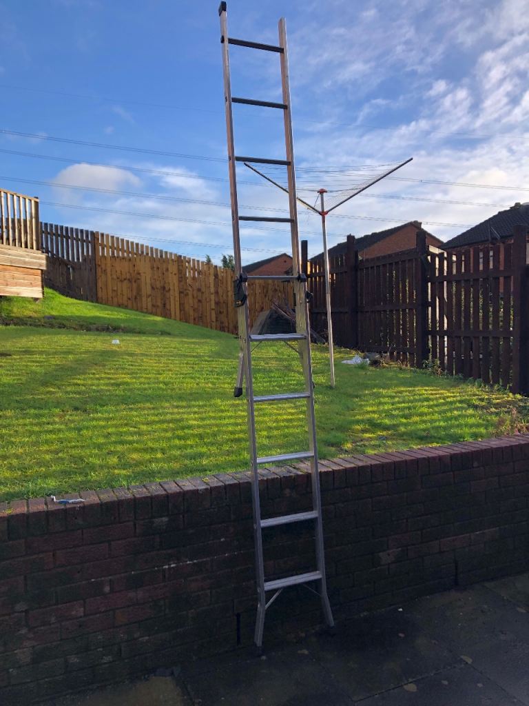 Combination 3 way ladders Great for doing work on stairs, or general DIY and straight up for those