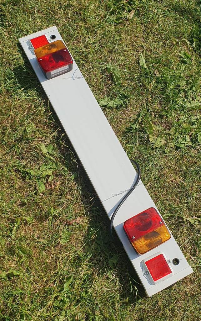 Halfords Trailer Light Board - for registration plate 