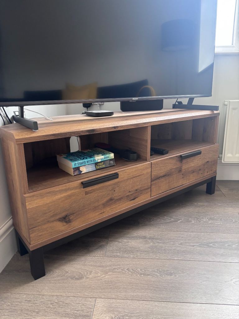 Bronx Corner TV Stand with Storage – As Good As New