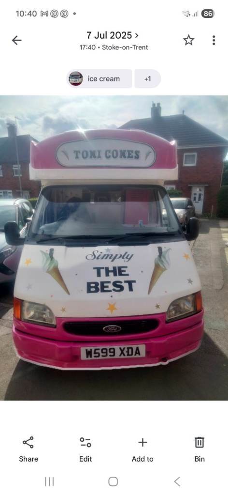 Ford, TRANSIT 100 SWB, ice cream Van, 2000, 2496 (cc)