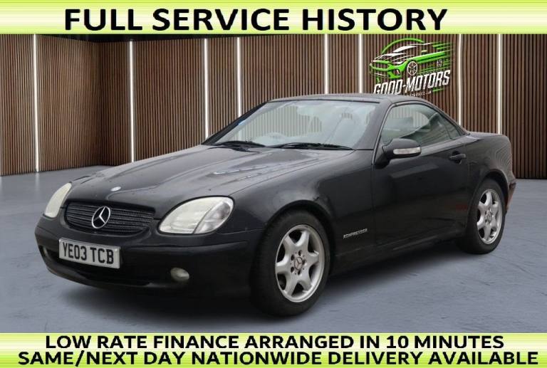 2003 03 MERCEDES-BENZ SLK 2.0 SLK200 KOMPRESSOR CONVERTIBLE 2DR PETROL AUTOMATIC