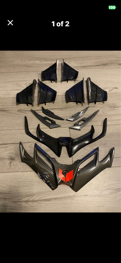 Winglets and spoiler’s. Universal fit. 