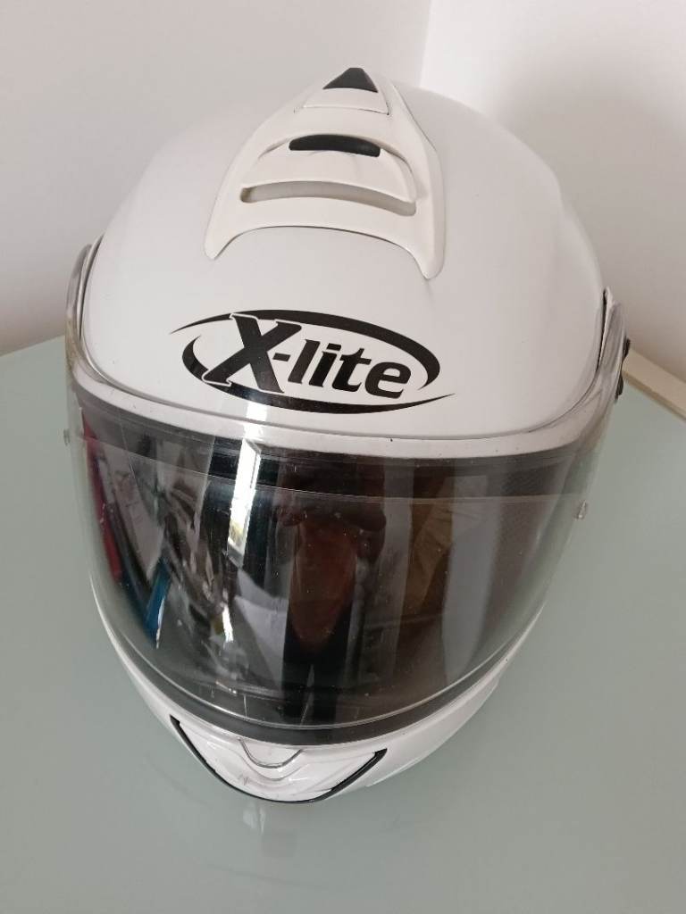 Nolan X-lite 1003 flip lid performance touring motorcycle helmet with n-com communication 