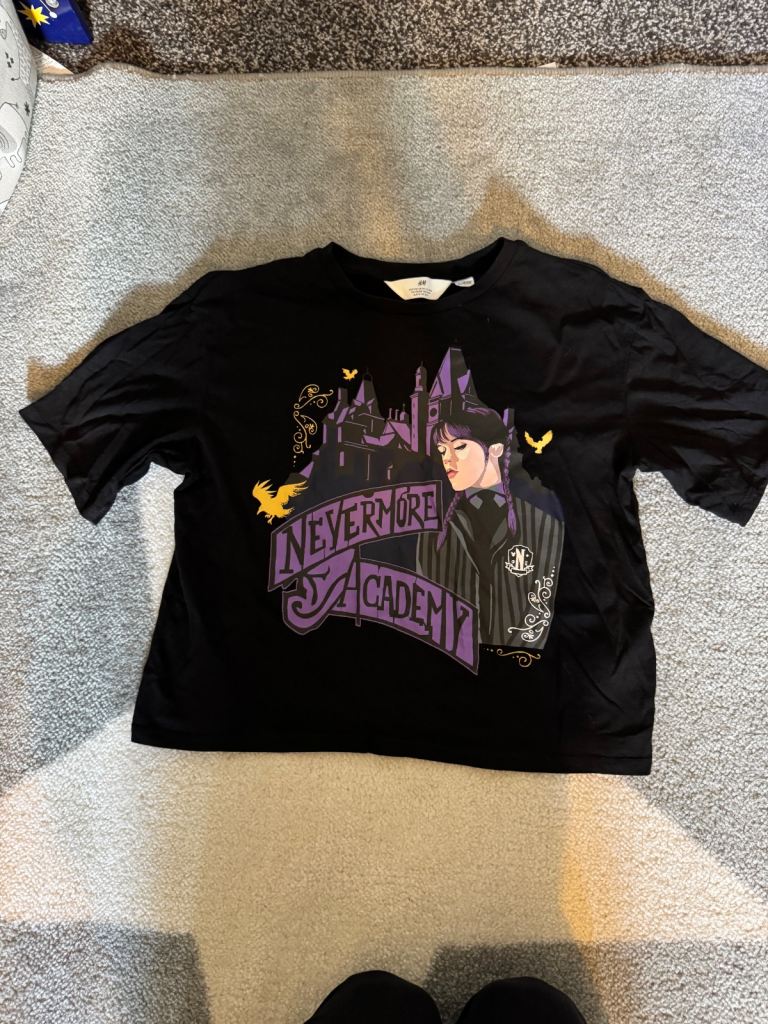 Wednesday Addams crop top 