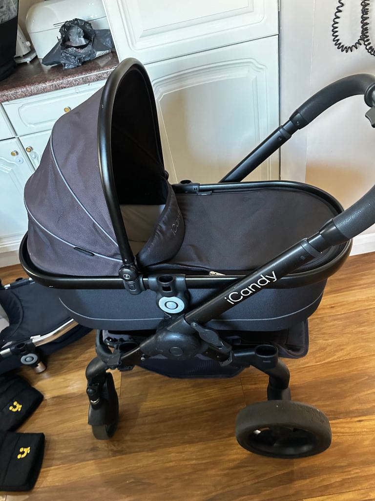 iCandy Peach All Peach Pram bundle (converts single to double pram)
