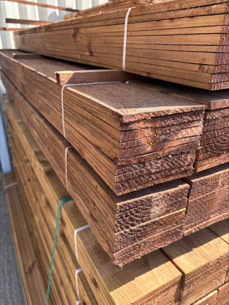 feather edge boards 125mm x 12mm