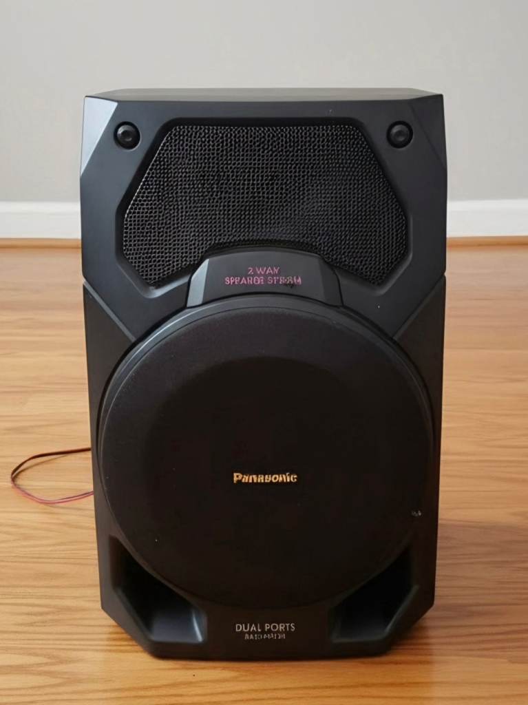 One Panasonic SB-AK17 2 Way Bass Reflex  Stereo Speaker