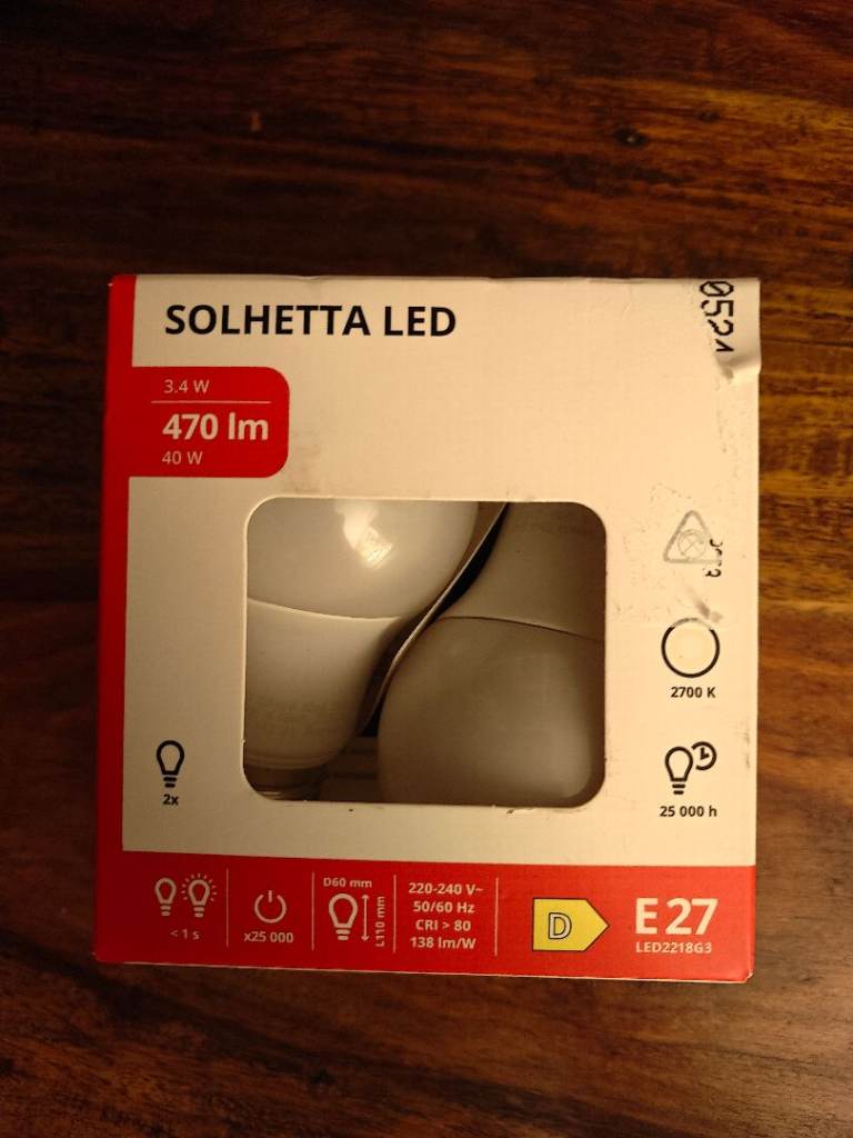 Free lightbulbs E27