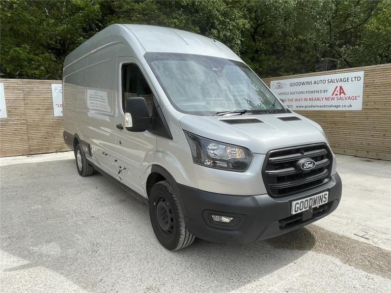 2024 74 FORD TRANSIT 350 TREND L4 H3 2.0TD DAMAGED REPAIRABLE SALVAGE