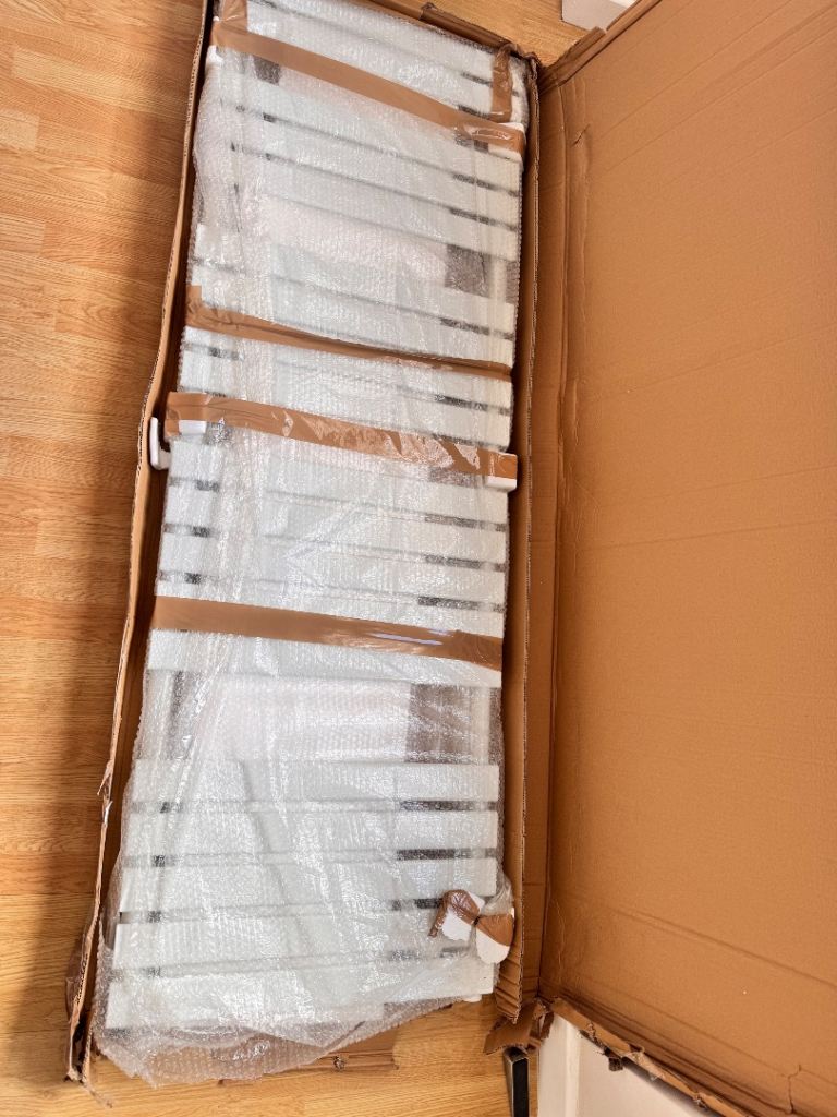 Warmehaus Minimalist Bathroom Flat Panel Heated Towel Rail Radiator Ladder Rad 1800 x 600 mm - White