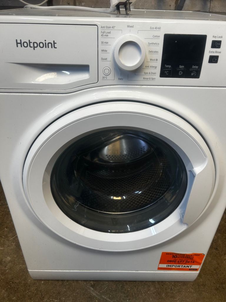 Hotpoint 10kg washing machine