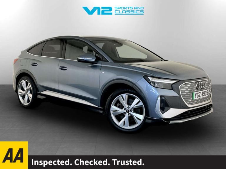 2022 Audi Q4 e-tron 40 S line Sportback 5dr Electric Auto 82kWh (204 ps) SUV Electric Automatic