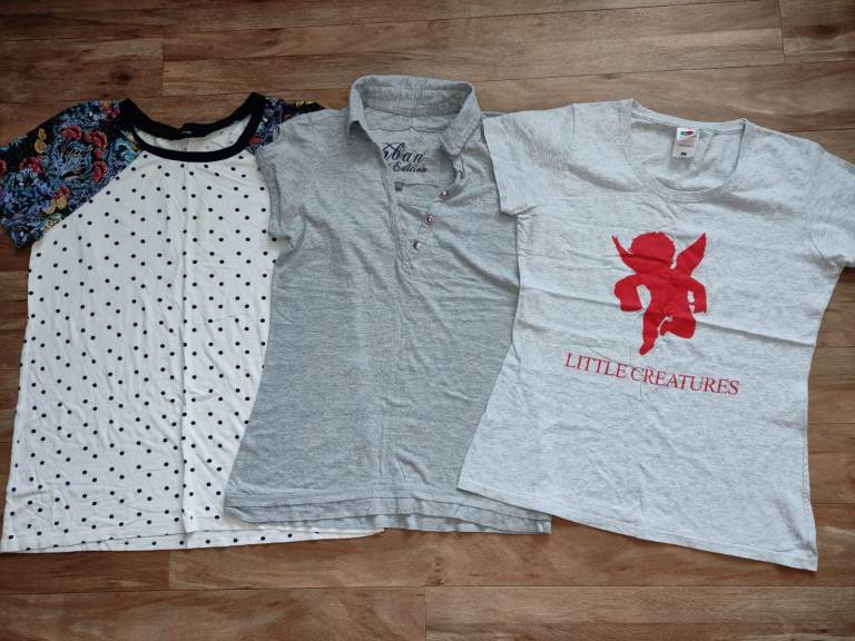 5 x ladies women posh, casual tops, t-shirts, short sleeves