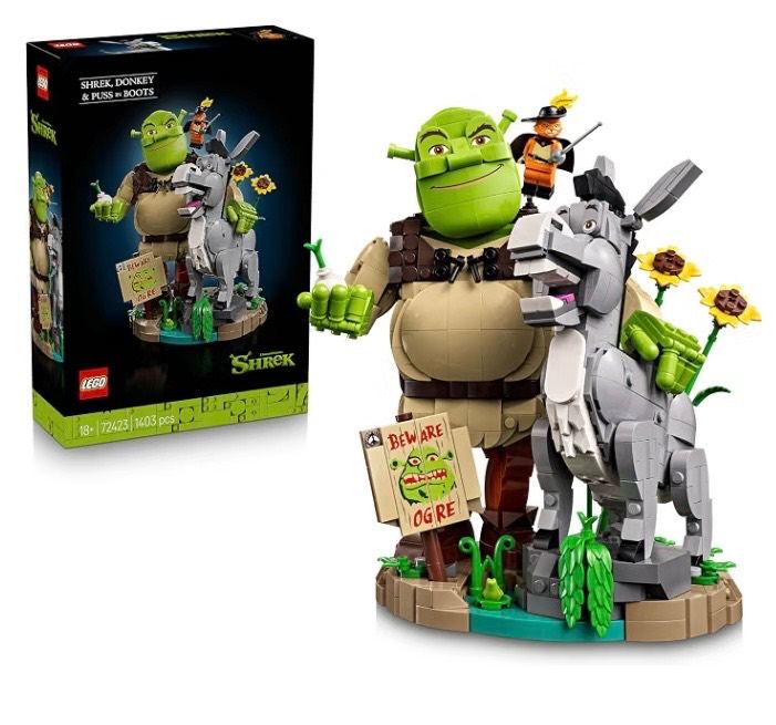 NEW LEGO Shrek, Donkey & Puss in Boots Set – Unopened Box