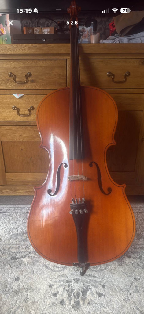3/4 cello The bridge needs replacing