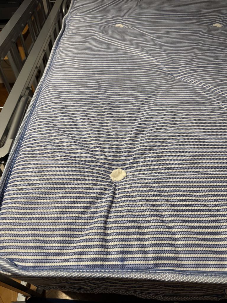 Single mattress for younger children used on a pull out bed