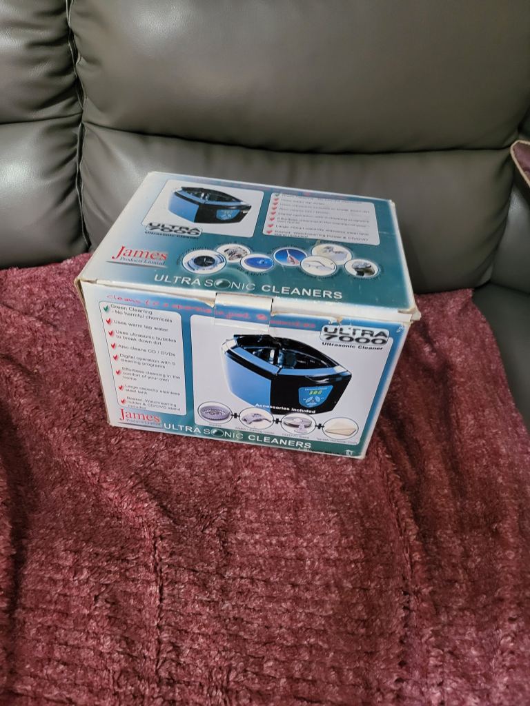 Ultrasonic 7000 Jewellery, Spectacle, CD/DVD, Coins, Personal Care Cleaner