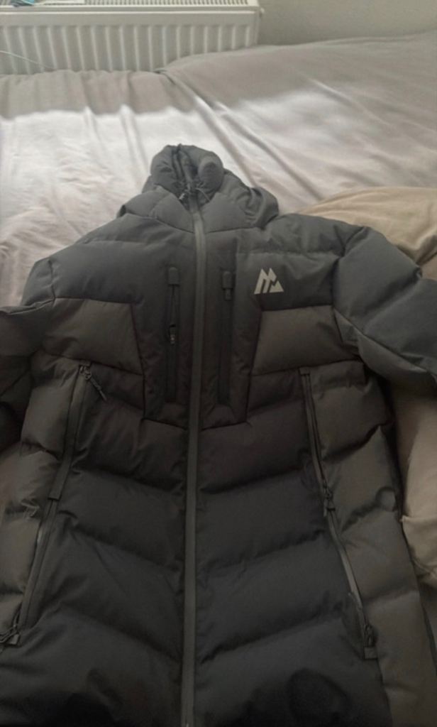 MONTIRex Grey Puffer Jacket - XS, As Good As New