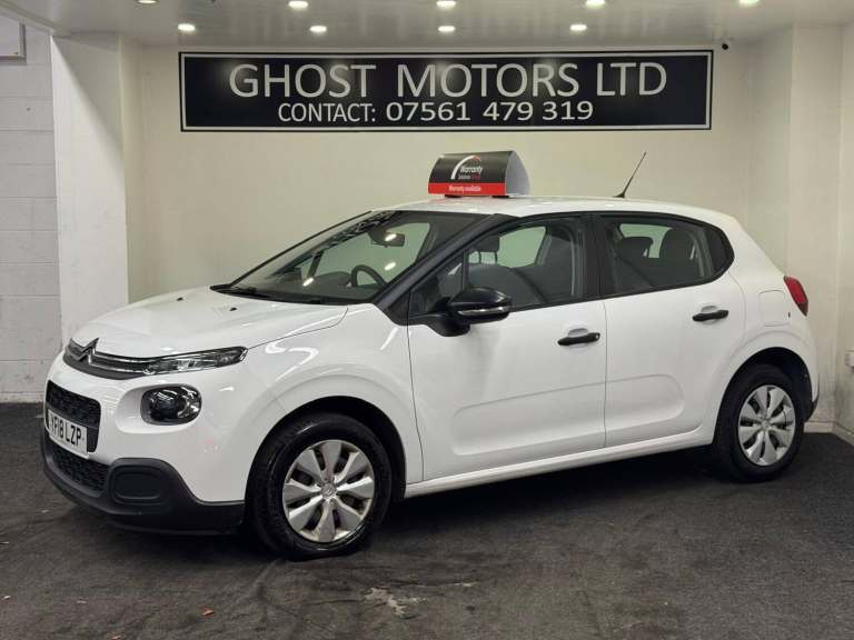 2018 Citroen C3 1.2 PureTech Touch 5dr HATCHBACK PETROL Manual