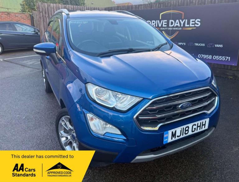 2018 Ford Ecosport 1.0 EcoBoost 125 Titanium 5dr Auto HATCHBACK PETROL Automatic