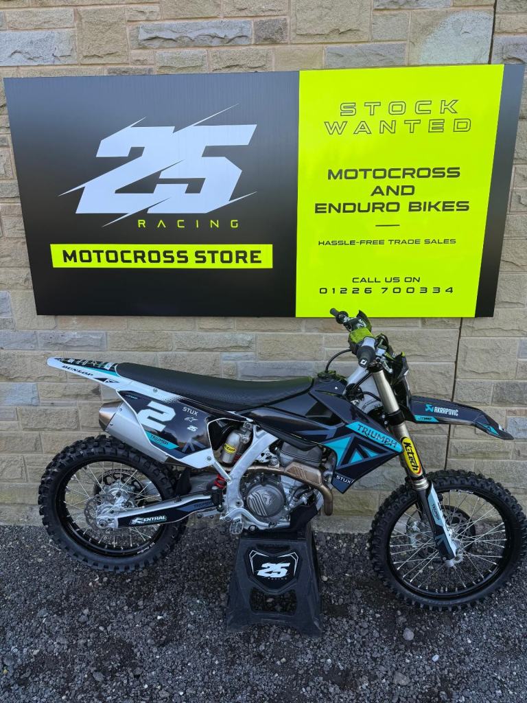 TRIUMPH TF 250 X 2024 MODEL    19 HRS        25 RACING STORE