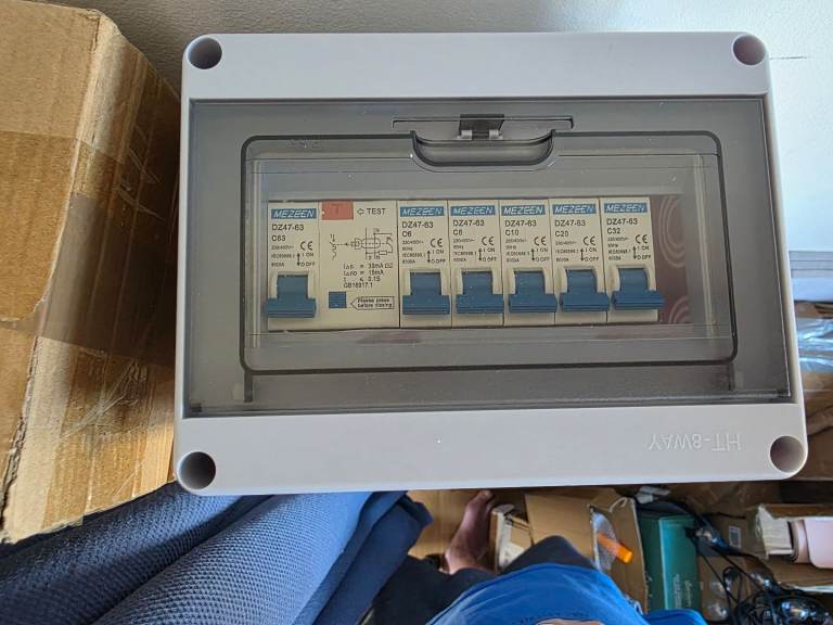 Consumer Unit 4 Way IP65 Protection