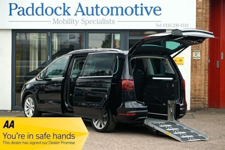 SEAT Alhambra TDI XCELLENCE Disabled WAV Wheelchair Accessible Vehicle.