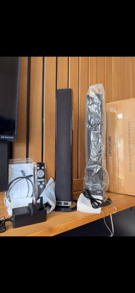 Soundbar for TV, 32 Inch Divisible 2-in-1 Sound bar, Soundbar Bluetooth 5.3 with 3 EQ Modes and