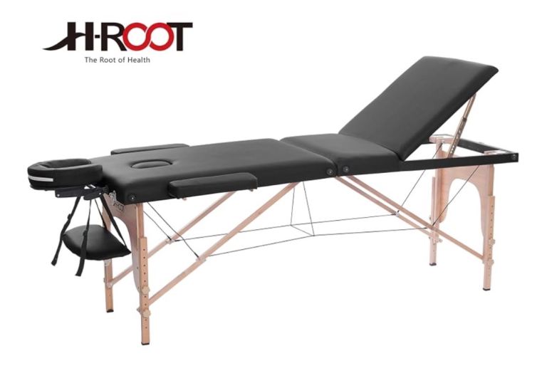 HROOT Portable Massage Table – Black, As Good As New