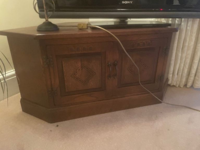 image for Free solid wood tv stand 