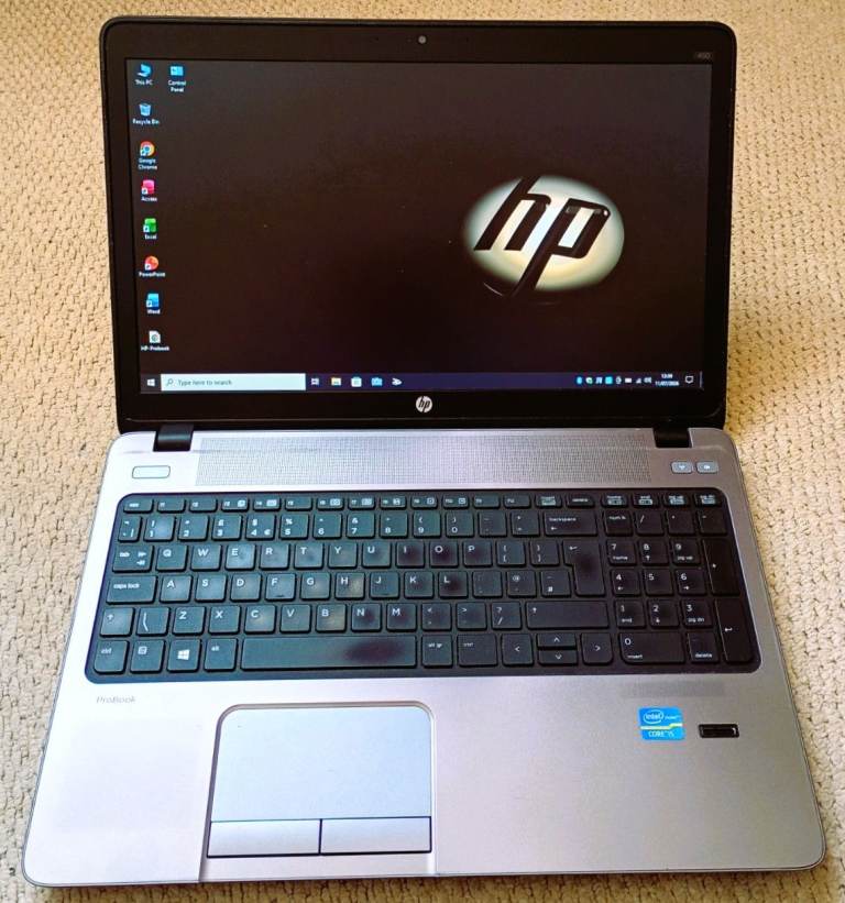 HP PROBOOK 450*WINDOWS 10*UPDATES TO 2032*OFFICE 2024 PRO* 128GB SSD*4GB RAM*