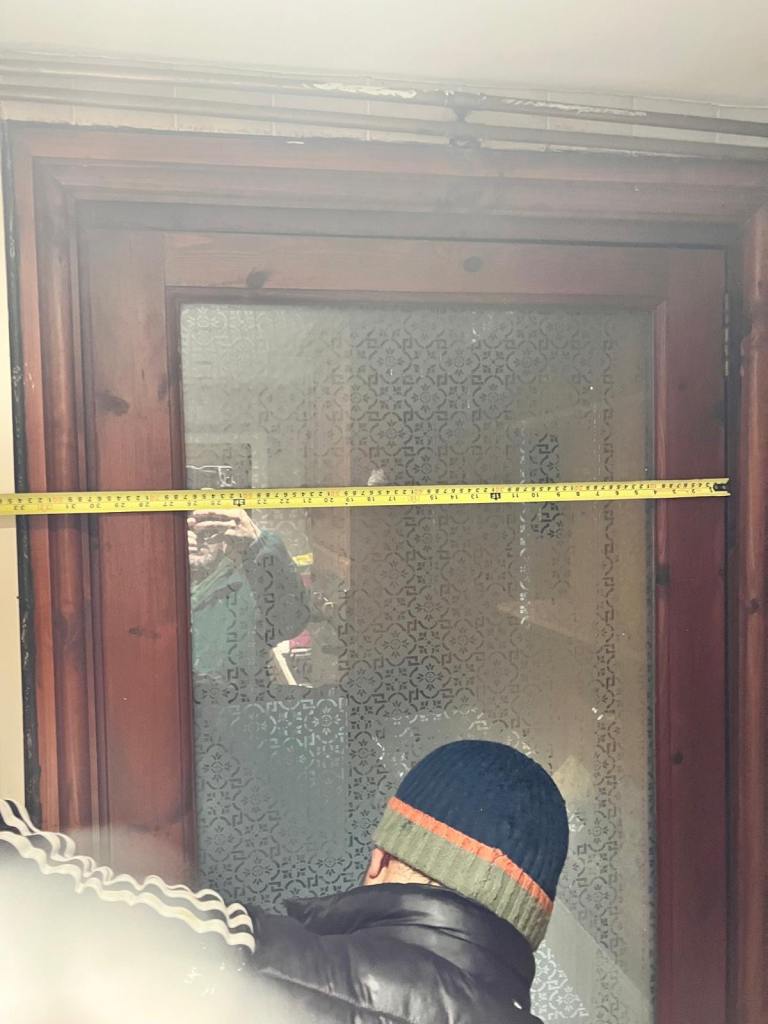 Internal hardwood doors with glass 