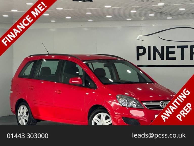 2014 Vauxhall Zafira 1.8 16V Exclusiv MPV 5dr Petrol Manual Euro 5 (120 ps) MPV Petrol Manual