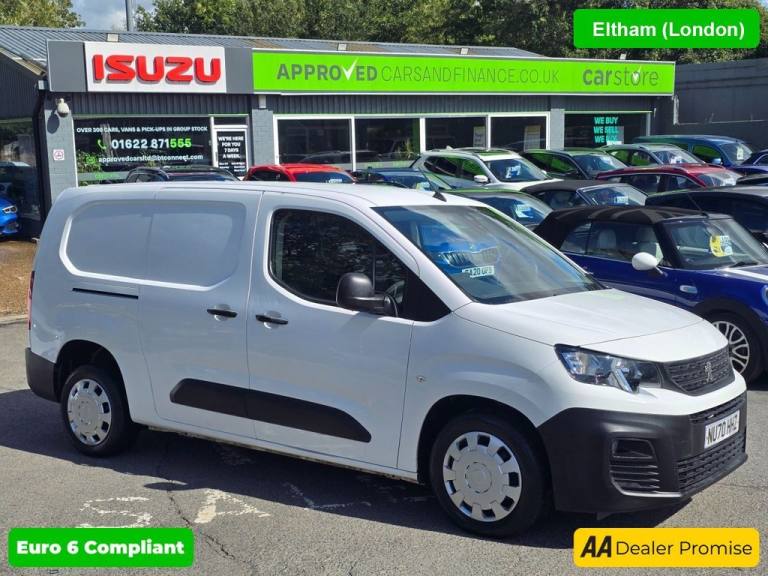 2020 Peugeot Partner 1.5 BlueHDi 950 Pro LWB Van, 57,200 miles, 1 owner, full service history, E ...