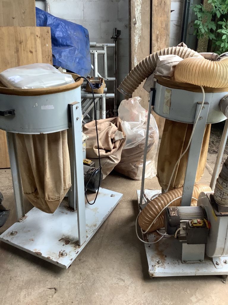 Sawdust extraction machines 