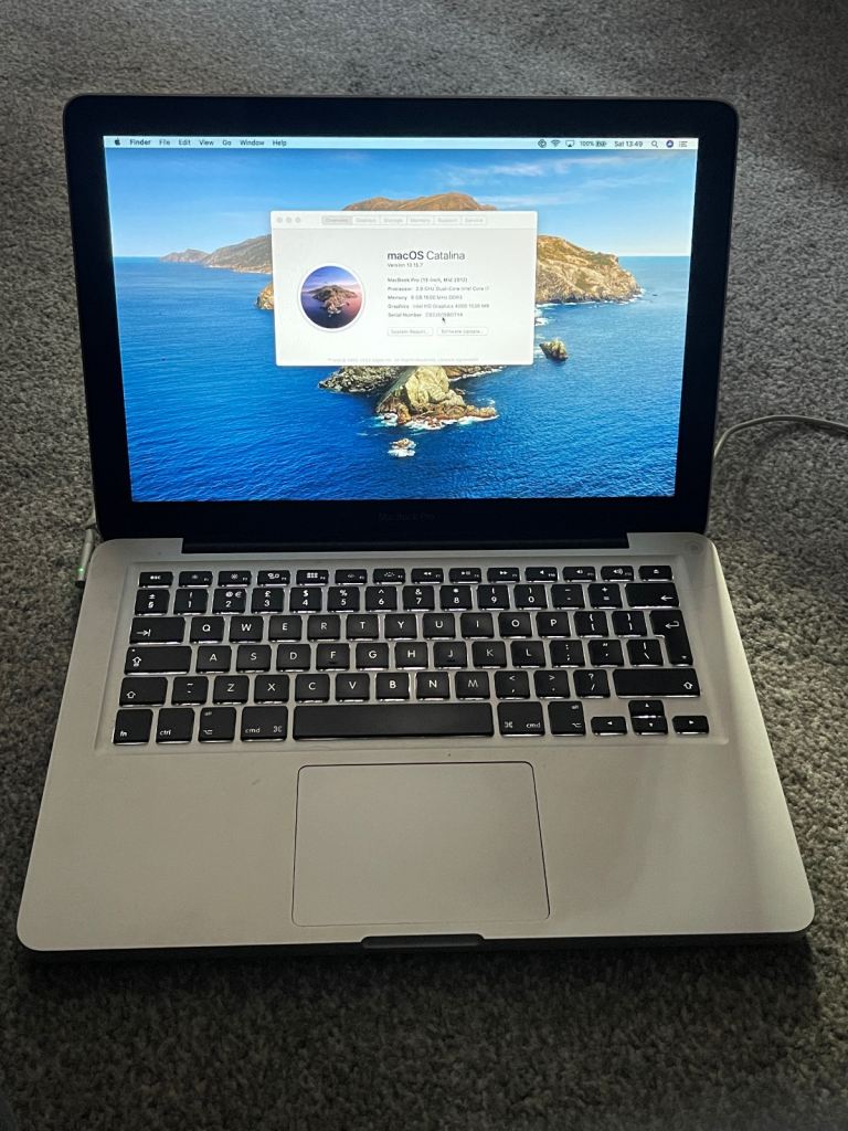 MacBook Pro 13-inch, mid 2012. Intel Core i7