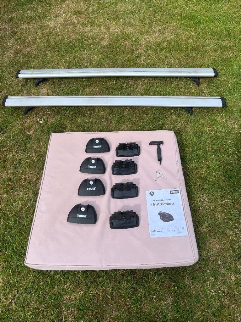 Thule WingBar Evo 127cm and Rapid System 753 fixings 
