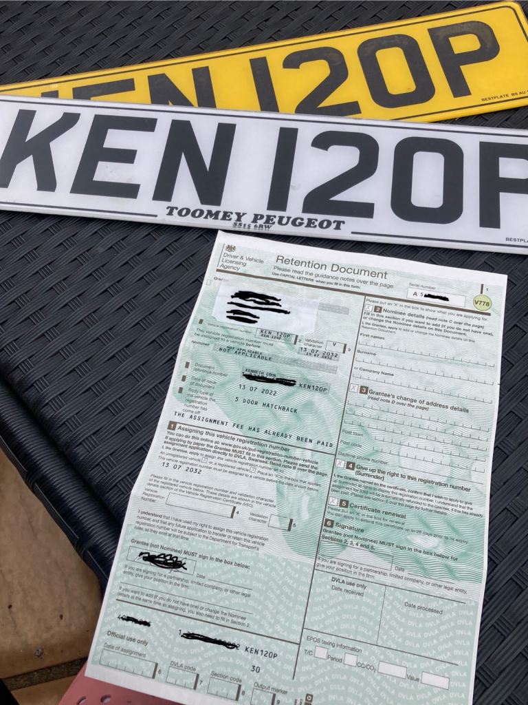 Personal registration 