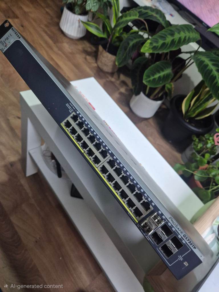 Netgear Prosafe 24-Port Gigabit Smart Switch with PoE - GS728TP