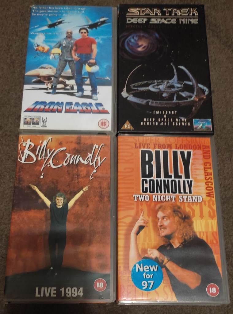 Star Trek / Billy Connolly / Iron Eagle VHS Video Tapes