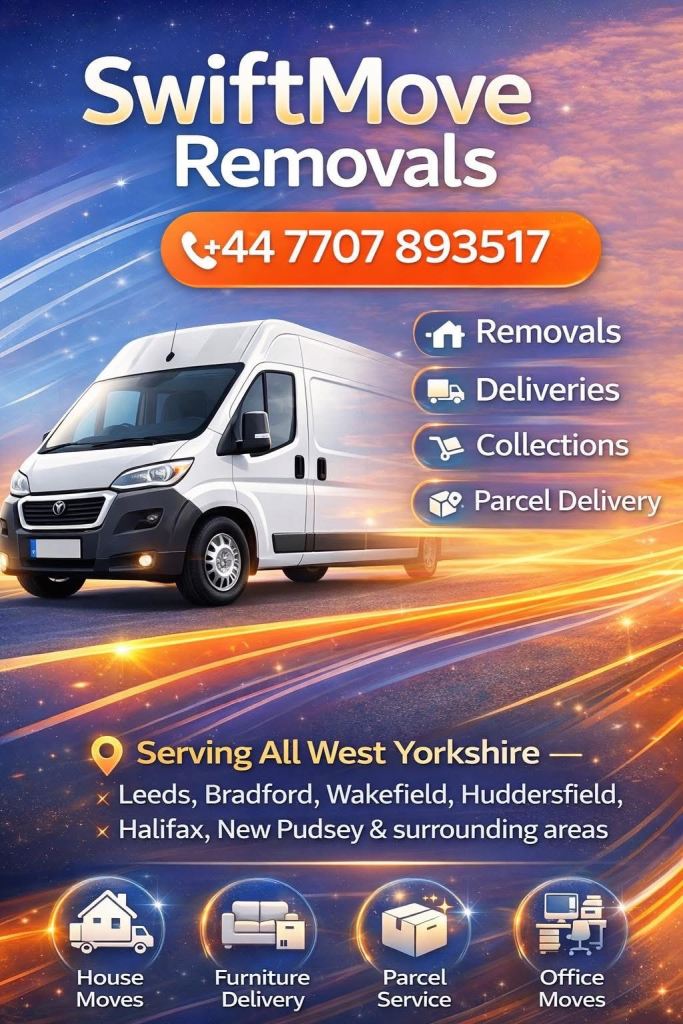 Man with a van Yorkshire area