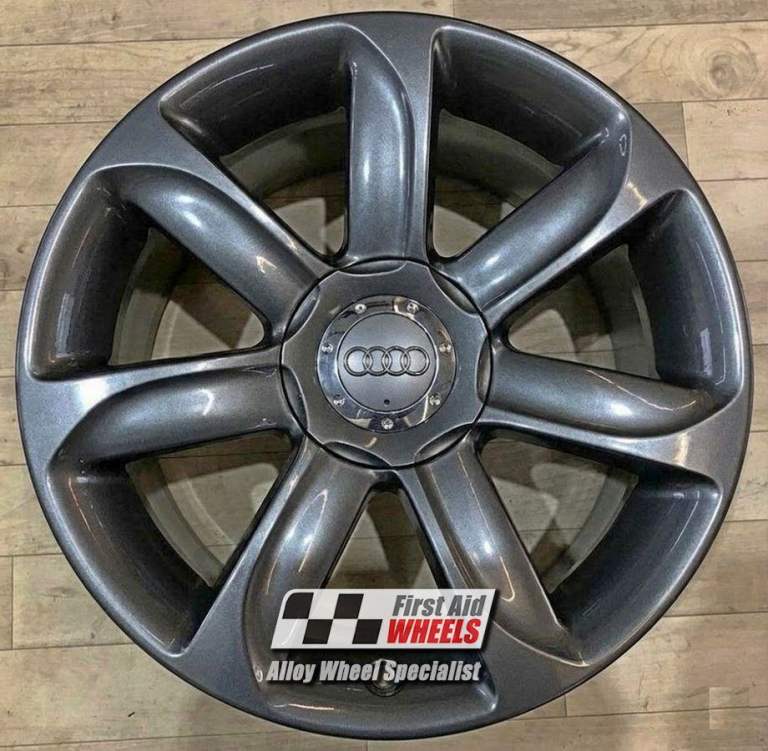 R248A SWAP for Ours AUDI TT MK2 4X 18'' GENUINE 7 SPOKE ANTHRACITE GREY ALLOY WHEELS